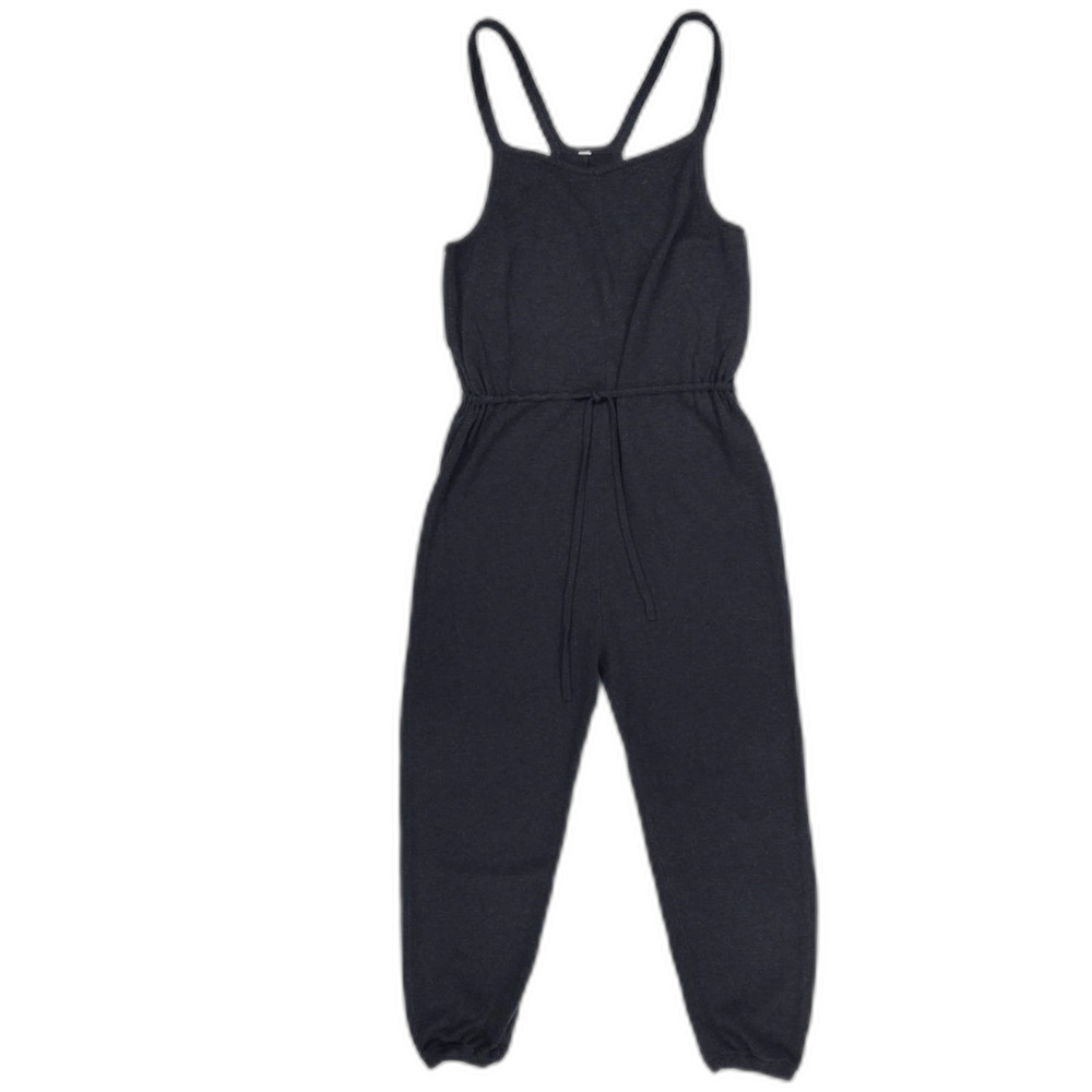 LULULEMON Cabin Onesie Heathered Black Bamboo Cashmere Jumpsuit Lounge Knit Boho
